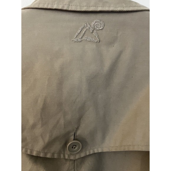 Target Dry Womens Jacket Size M Belted Beige Short Trench Medium Lined - Picture 6 of 12